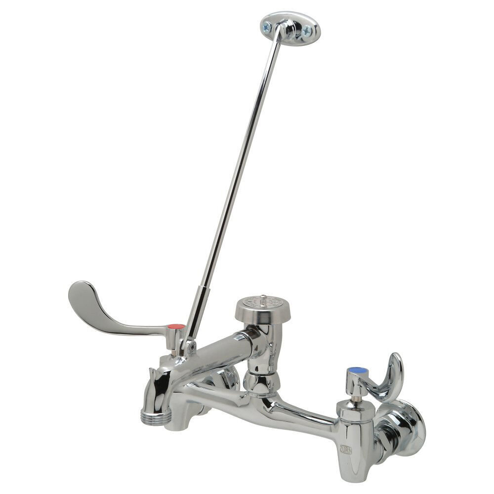 Zurn® Z843M4-XL AquaSpec® Sink Faucet, Wall Mount, 8" Center, Polished Chrome