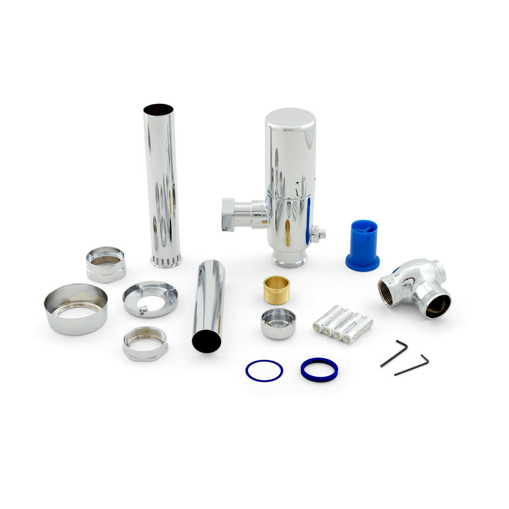 Zurn® ZTR6200EV-LL AquaSense® 1" Sensor Operated Exposed Flush Valve, Battery, 1.28 gpf, 35 to 80 psi, Polished Chrome