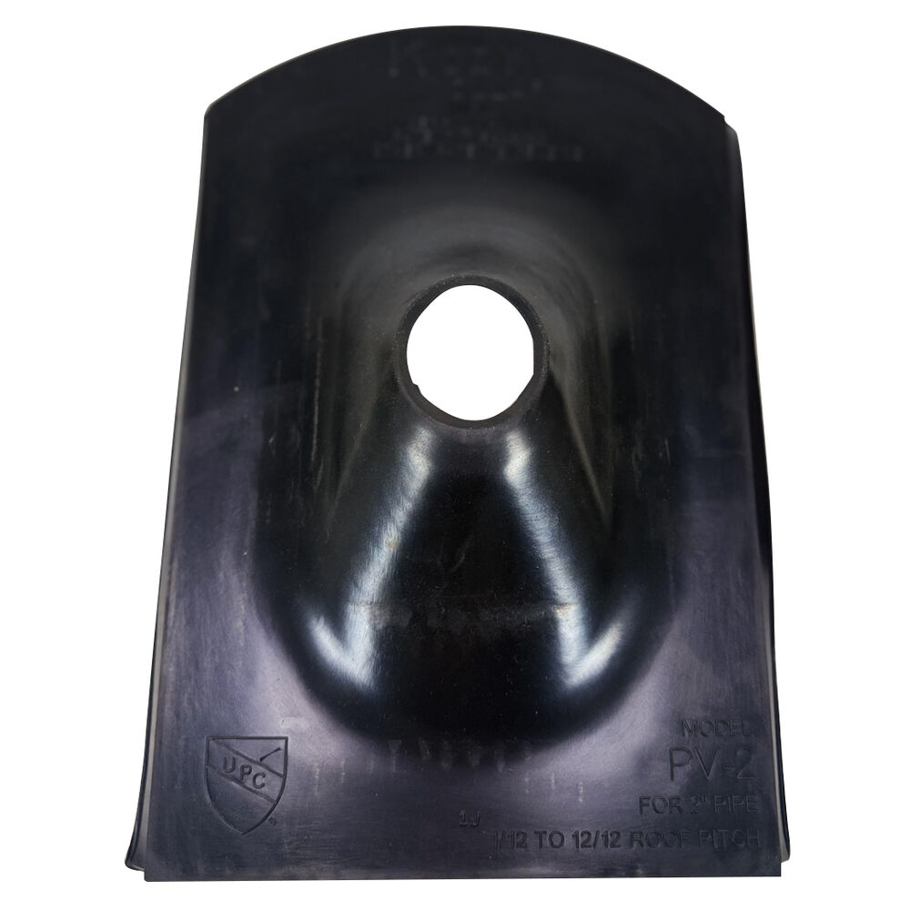 PV-2 Kozy Kollar 2" EPDM Roof Flashing Kit, Inside Install