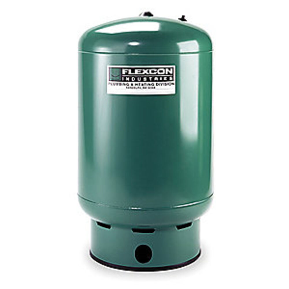 Flexcon SXHT 30 Flex2Pro SXHT Hydronic Expansion Tank, 15 gal, 6 gal Acceptance, 100 psi, Butyl Rubber Diaphragm, 16 in Diax21.7 in H