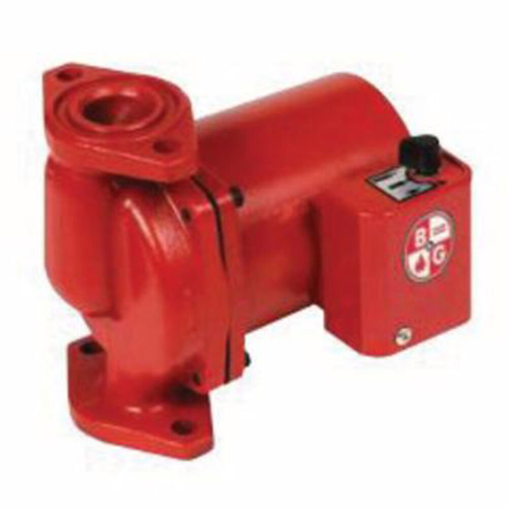 Bell & Gossett Red Fox™ 103417 NRF-25, 3-Speed Maintenance-Free Wet Rotor Pump, 115 V