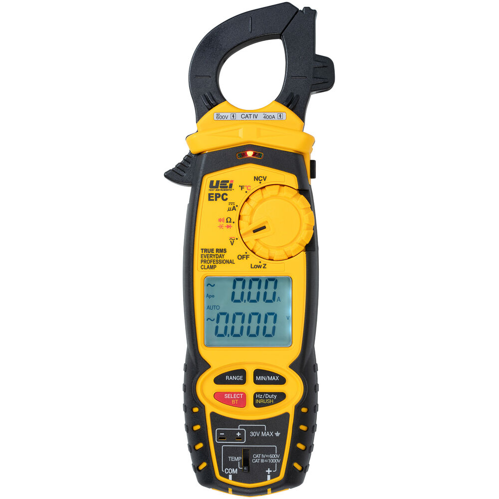 UEi Test Instruments™ TrueRMS Wireless Everyday Professional Clamp Meter