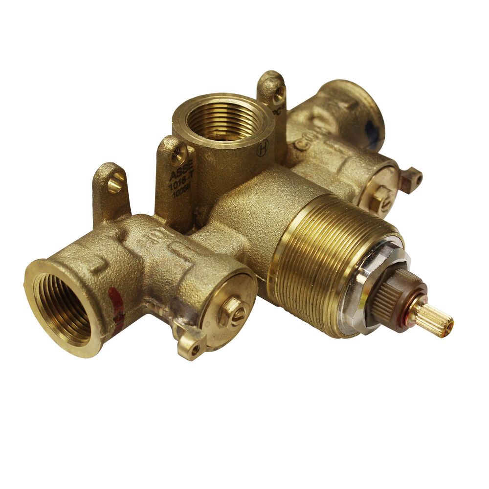 Perrin & Rowe 1005N Peel Away 1 Thermostatic Valve Pressure Balance Rough-in, 12 gpm Flow Rate