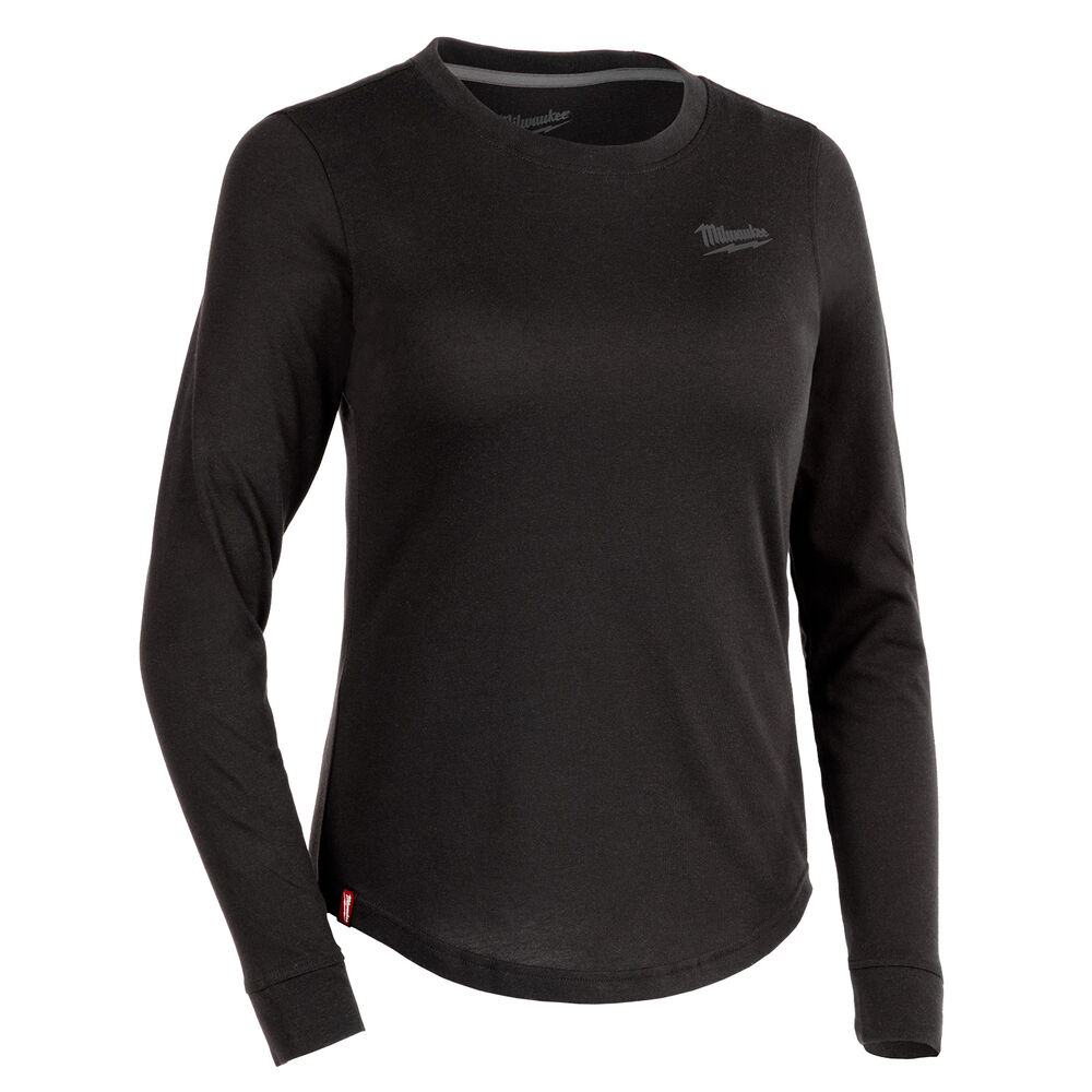 Milwaukee® Tool F552B Women's FREEFLEX™ Hybrid Long Sleeve Tee, Black