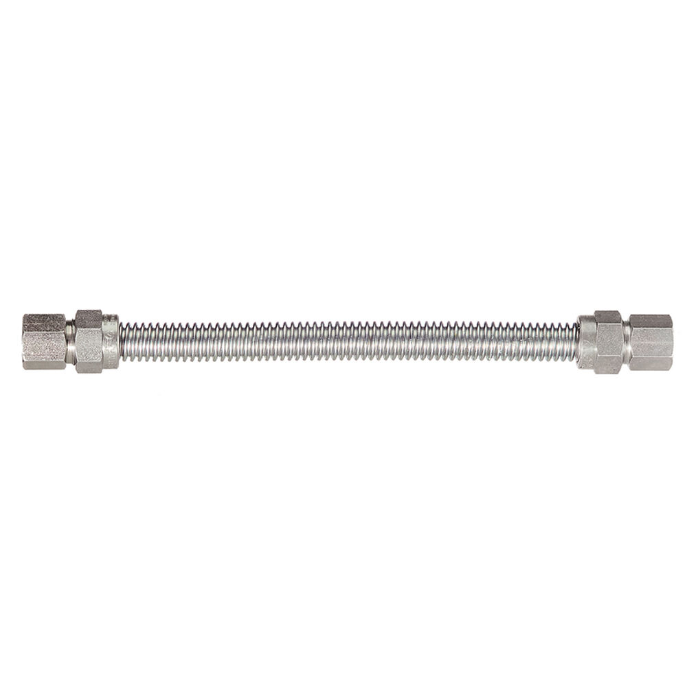 5/8" OD, 1/2" ID, SS Connector, 1/2" FIP x 1/2" FIP, 48" Length