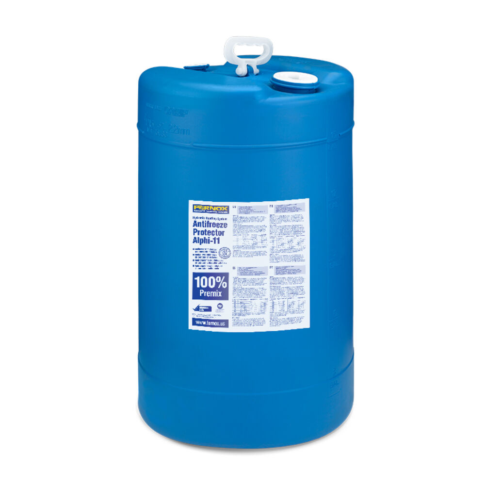 174819-0005 Fernox 30% Concentration Liquid Antifreeze Protector Alphi-11, 1.04 Specific Gravity, 5 Gallon, Blue