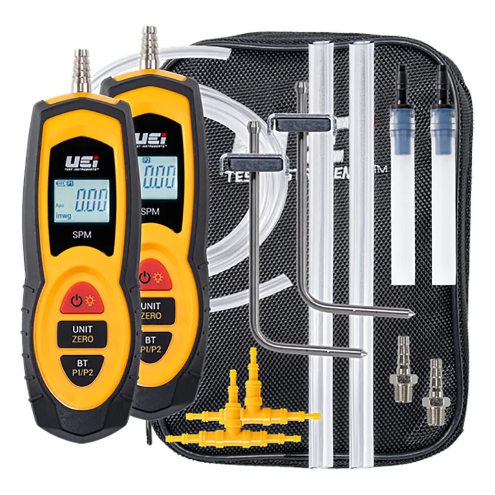 SPMKIT UEi Test Instruments™ Wireless Static Pressure Meter Kit, +80 inWG