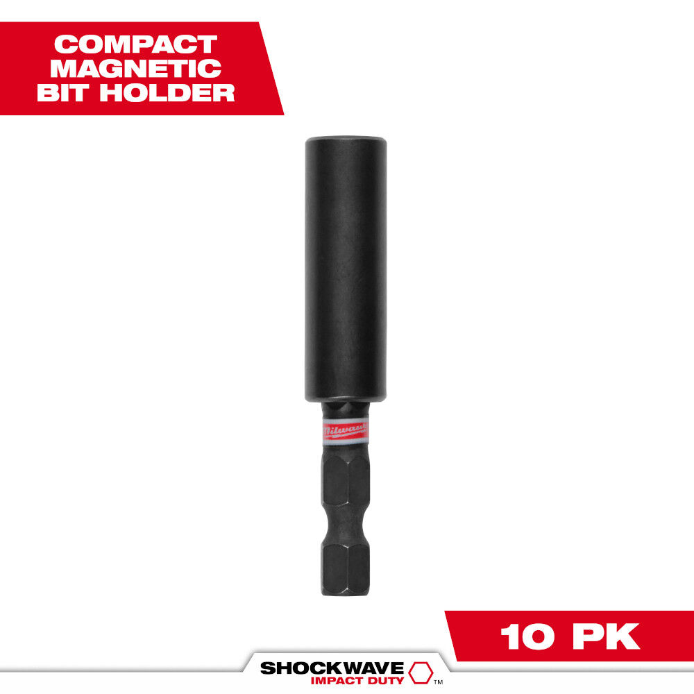 Milwaukee® Tool 48-32-4302 SHOCKWAVE™ Impact Square Bits, 10 Pack