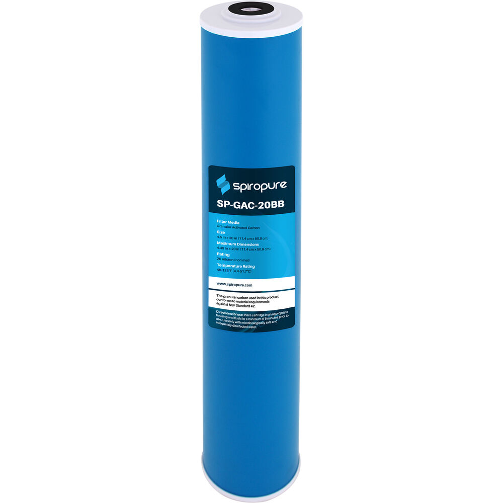 Pentek® 155249-43 GAC-20BB Granular Activated Carbon Filter Cartridge