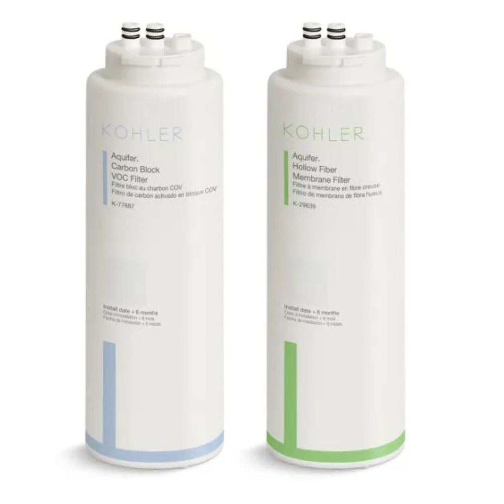 Kohler® 29651-NA K-29651 Aquifer®+ High-Impact Replacement Filter Cartridge, 10-1/16" H, Plastic