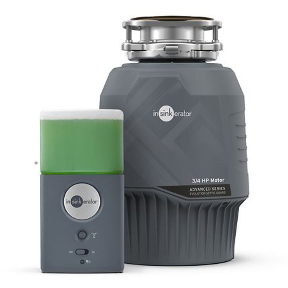 80024-ISE Evolution Septic Guard Continuous Feed Garbage Disposal, 3/4 HP, 3-Stage