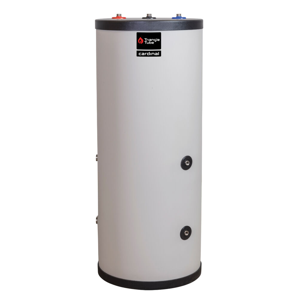 CARDINAL100 Indirect Water Heater, Stainless Steel, 73" H, 100 gal