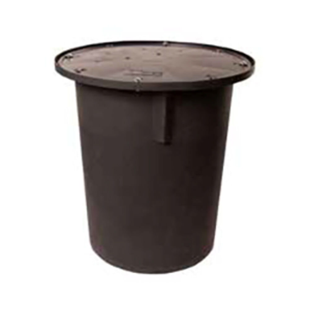 B3100RRT 24x24" Poly Basin, No Hole or Grommet