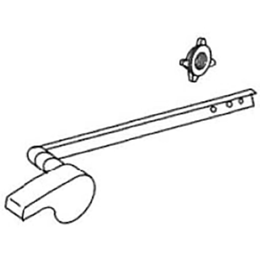 Kohler 84625-0 10.25x2.25" Sterling Trip Lever Sub Assembly, White