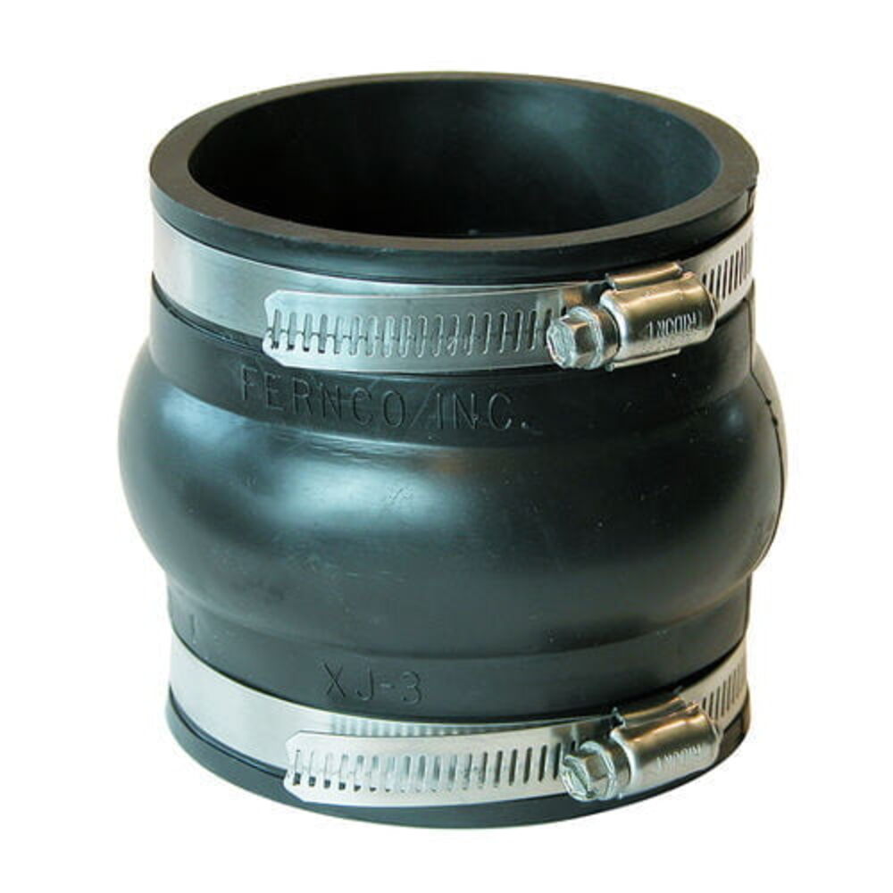 XJ-3 Fernco 3" Expansion Joint Coupling, Flexible PVC