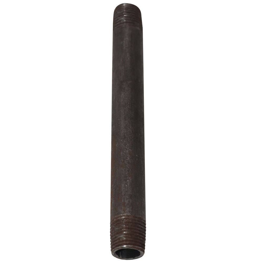 FIG 339 Standard Pipe Nipple, 1/8 inx3-1/2" L MNPT, Steel, Black, SCH 40/STD, Welded, Import