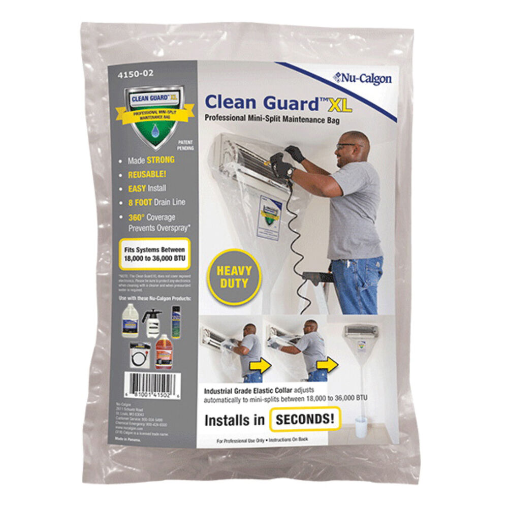4150-01 Clean Guard™ XL Mini-Split Maintenance Bag for Cleaning Indoor Coils 18,000 to 36,000 BTU (1.5-3 tons)