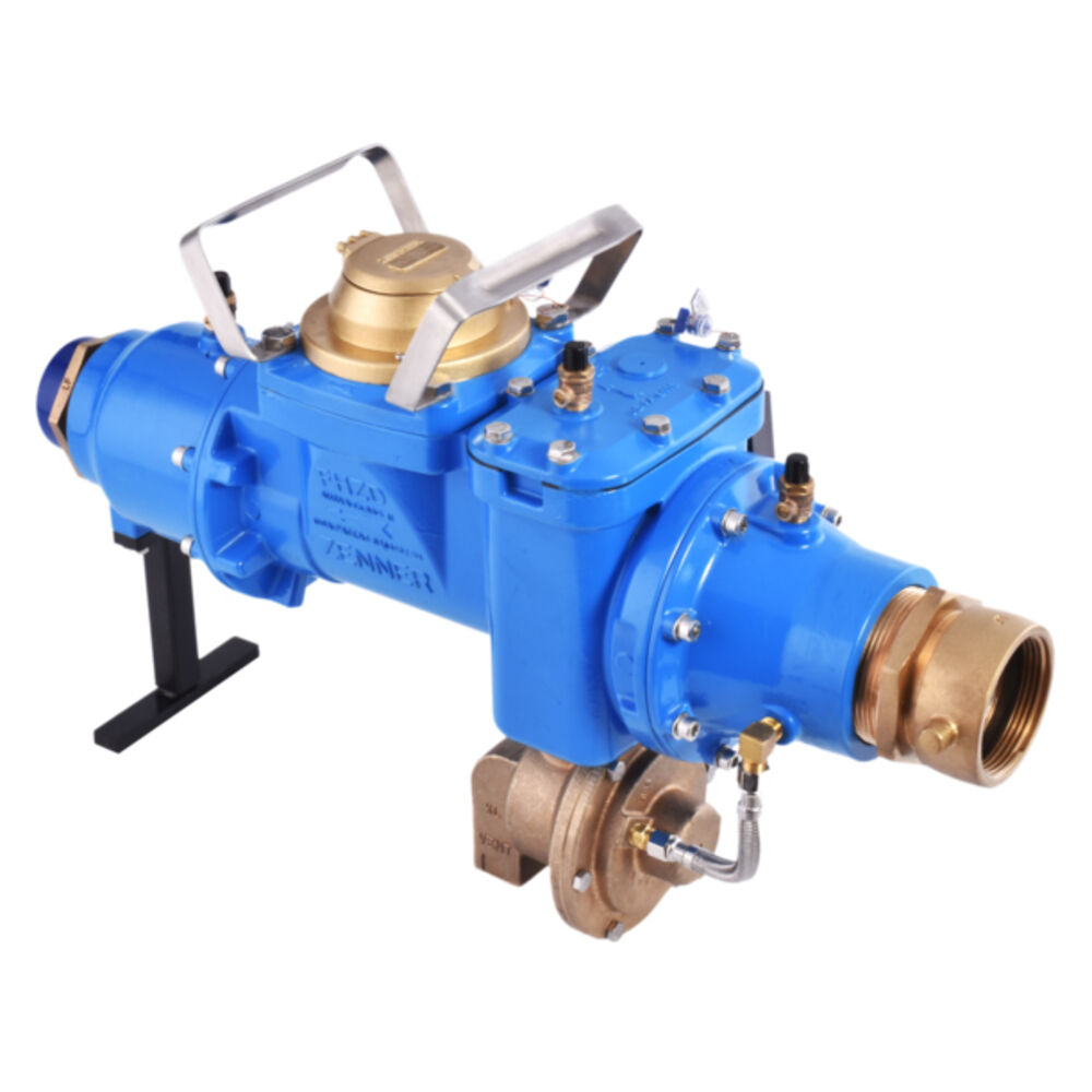 FHZD Dual-Check 3" Fire Hydrant Backflow Meter w/ RPZ