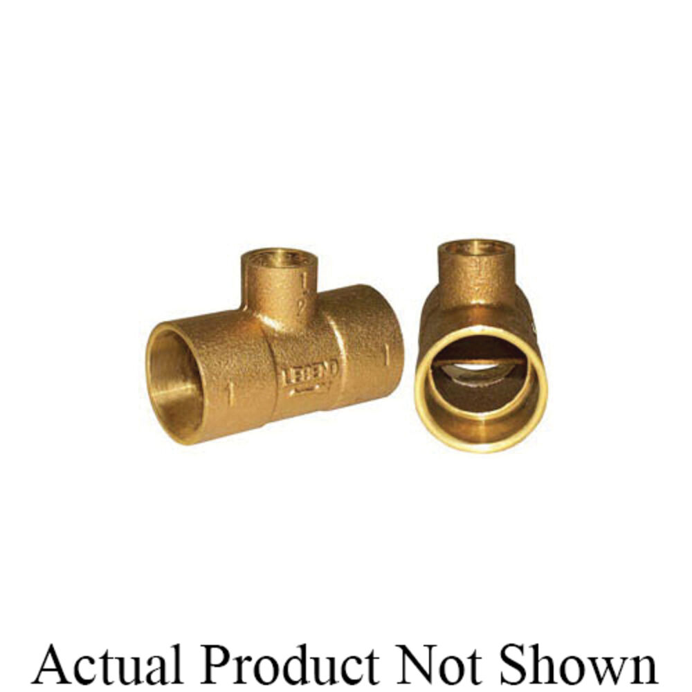 LEGEND 302-203 T-570 3/4 x 1/2" Cut-Away Mono-Flow Reducing Tee, C x C End Style, Bronze