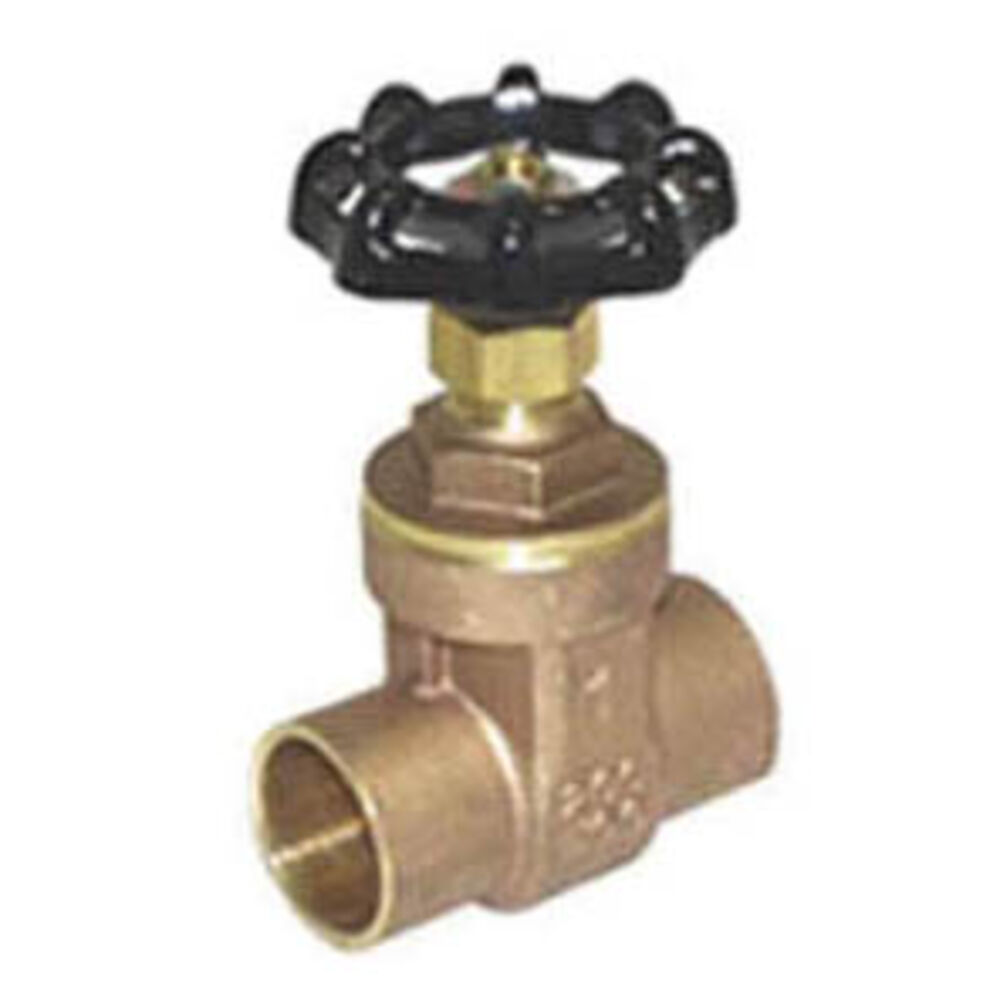 LEGEND 104-405NL S-401NL 1" Gate Valve w/ Handwheel Actuator, C x C End Style, Cast Brass Body