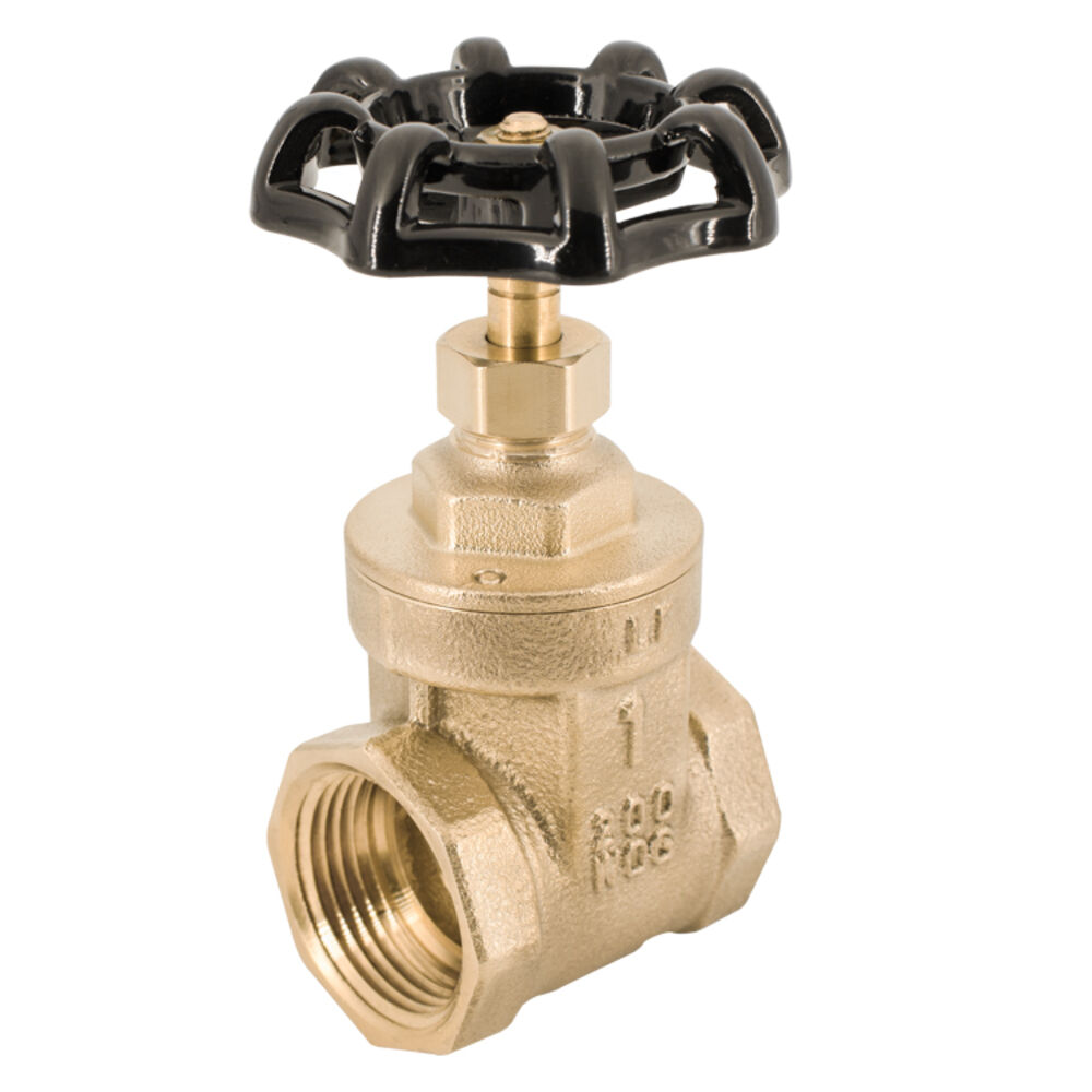 LEGEND 104-303NL T-401NL 1/2" Gate Valve w/ Handwheel Actuator, FNPT End Style, Cast Brass Body,