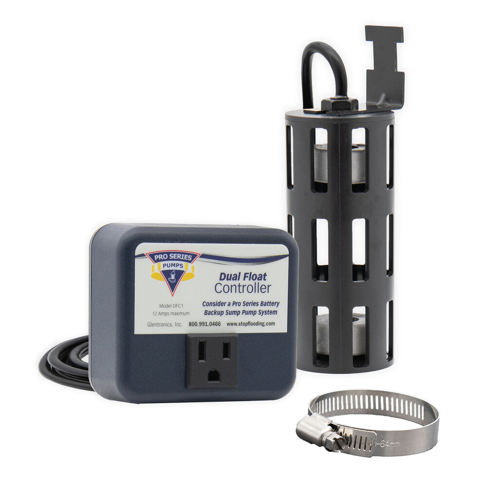 Pro Series™ DFC1 Standard Controller System w/ Dual Vertical Float Switch, 10' L