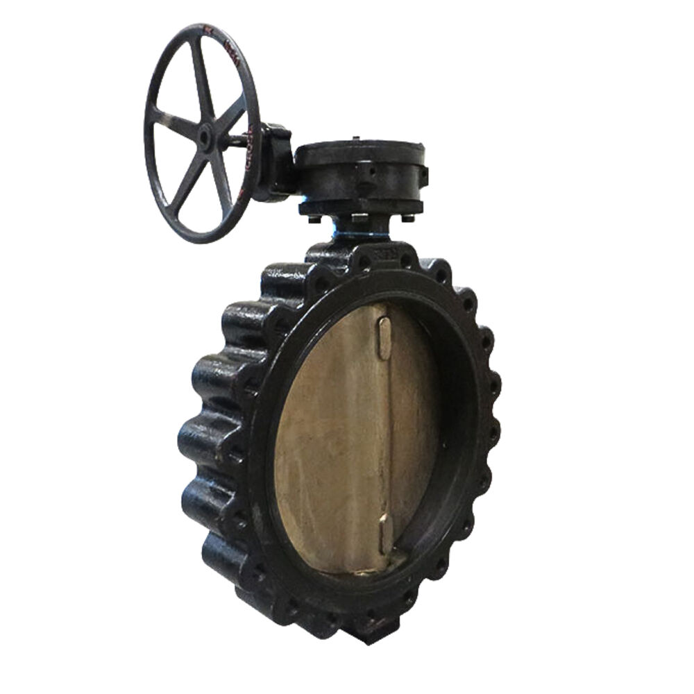 Milwaukee Valve ML334EDW ML Series 10" Lug Style Butterfly Valve w/ Gear Operation, Ductile Iron Body, EPDM Softgoods