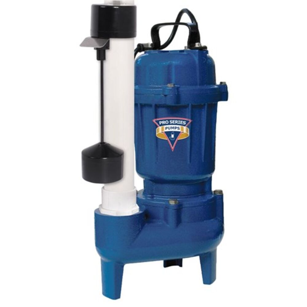 Pro Series™ E7055-VS Sewage Pump w/ Vertical Switch, 1/2 HP, 115 V
