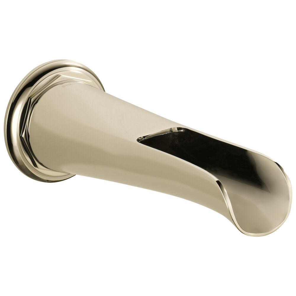 Brizo Rook® Non-Diverter Tub Spout, Polished Nickel