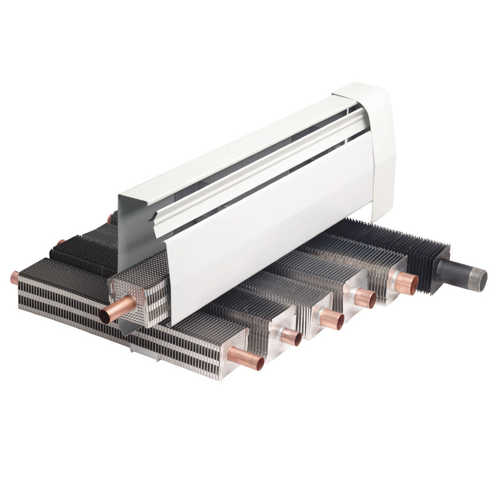 57103005020 Multi/Pak® 88 Slant/Fin 3/4"x2' H-3 Interchangeable Hot Water Baseboard Heating Element, 283 psi, Copper & Aluminum