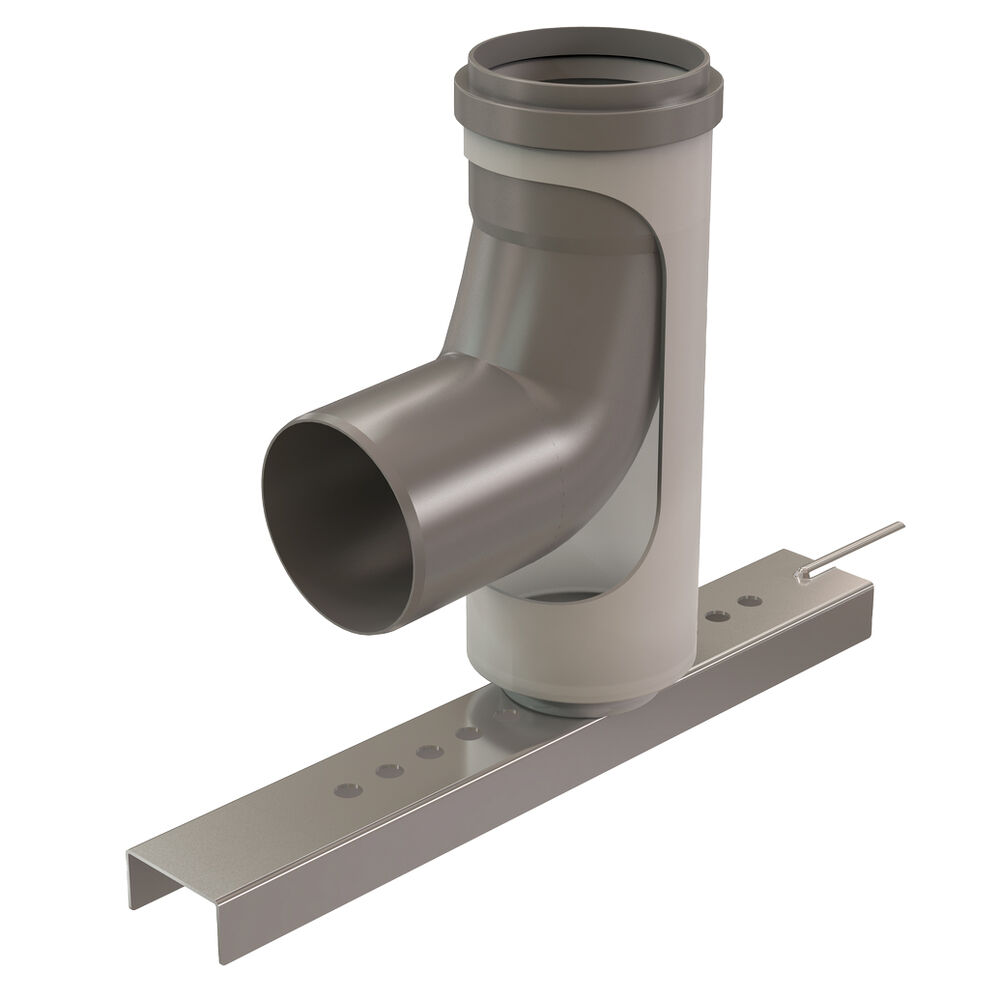 Centrotherm InnoFlue® ISBS0387 Single Wall 3" Base Support, Polypropylene