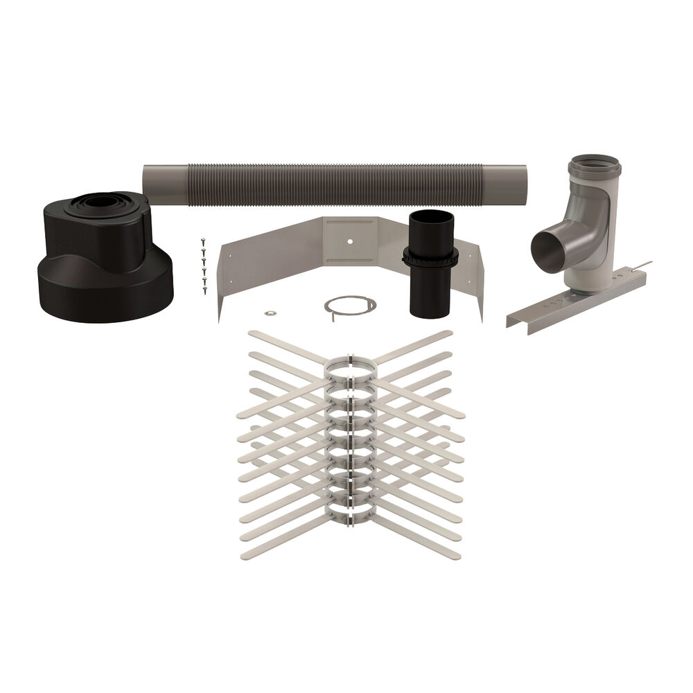Centrotherm InnoFlue® IFBK0350 3" x 50' Flex B-Vent Kit For 3"-6" B-Vent