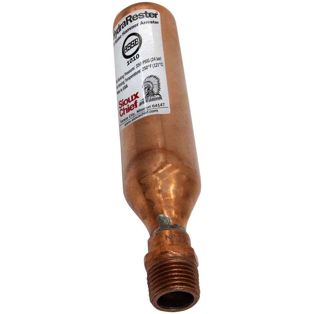 HydraRester™ 652-A 650 Water Hammer Arrester, 1/2 in, MNPT, 350 psig, Domestic