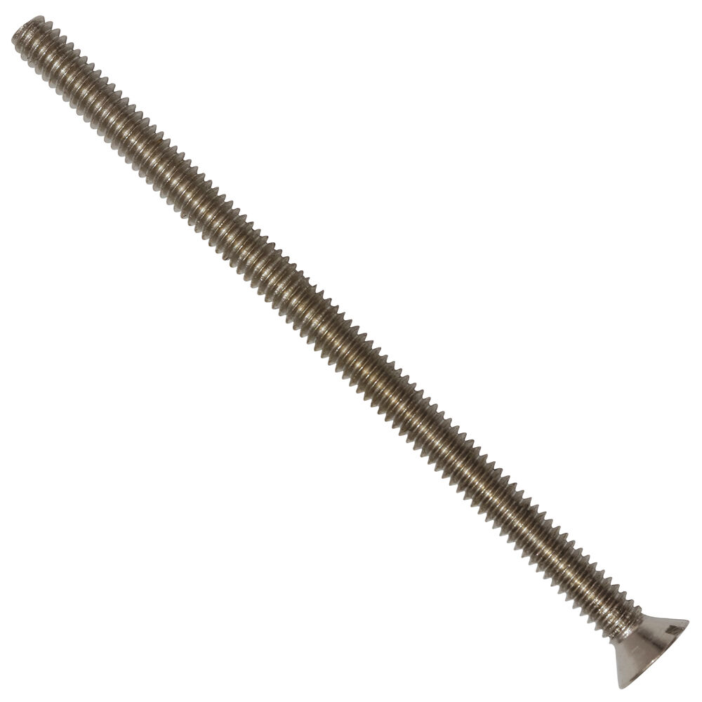 874-4C Cleanout Cover Screw, Imperial, 1/4-20, 4-1/2" OAL, Chrome Plated