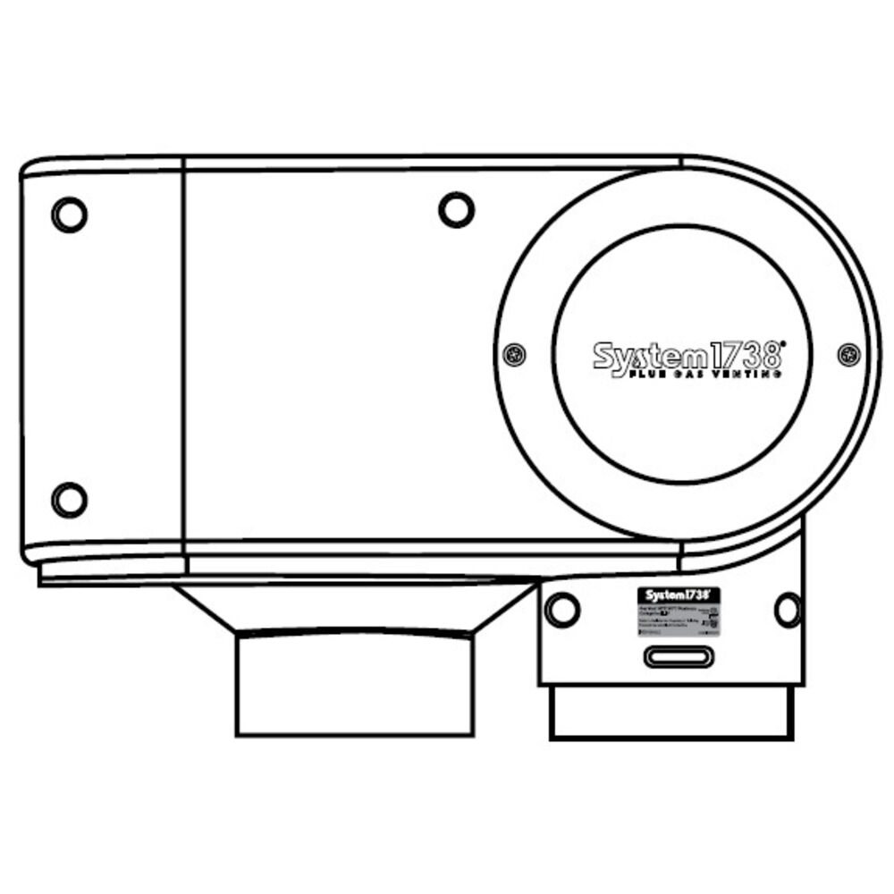 IPEX System 1738® 397256 FGV Universal Concentric Vent Kit (UCVK™), 3" x 24", PVC