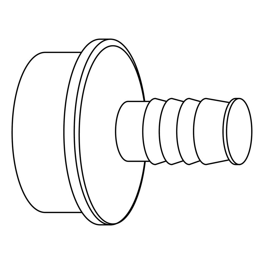 IPEX System 1738® 397278 FGV Reducer Bushing, 1-1/2 x 1/2" Diameter, PVC, Import
