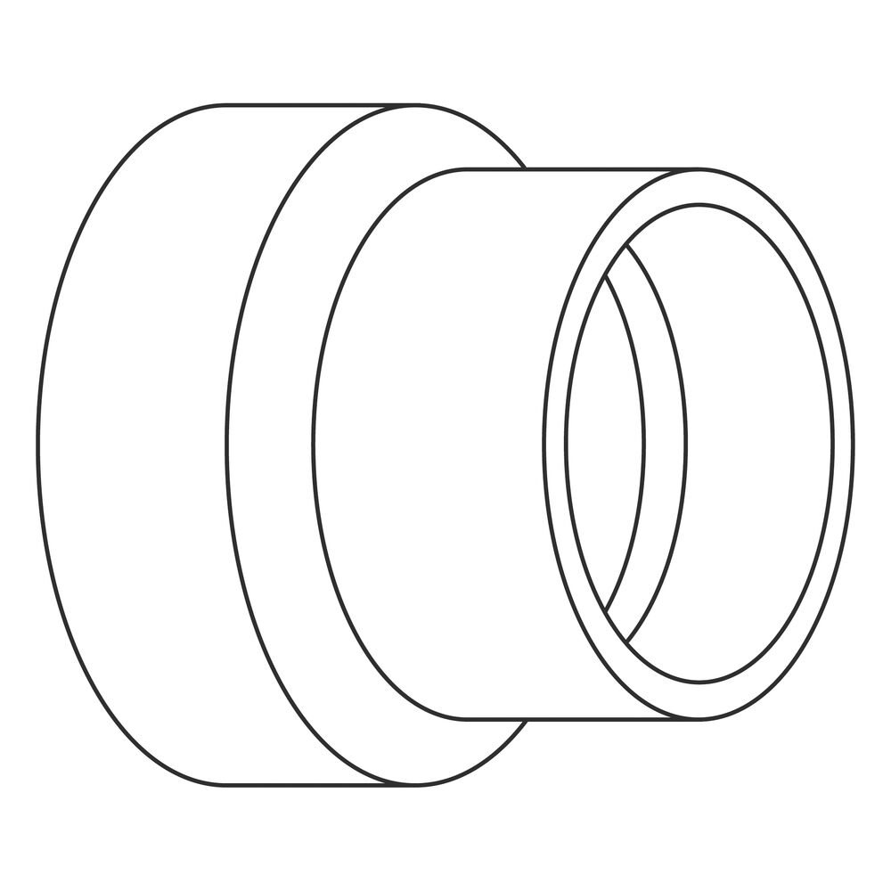 IPEX System 1738® 397364 FGV Increaser Coupling, 3 x 2", Hub Connection, PVC, Import