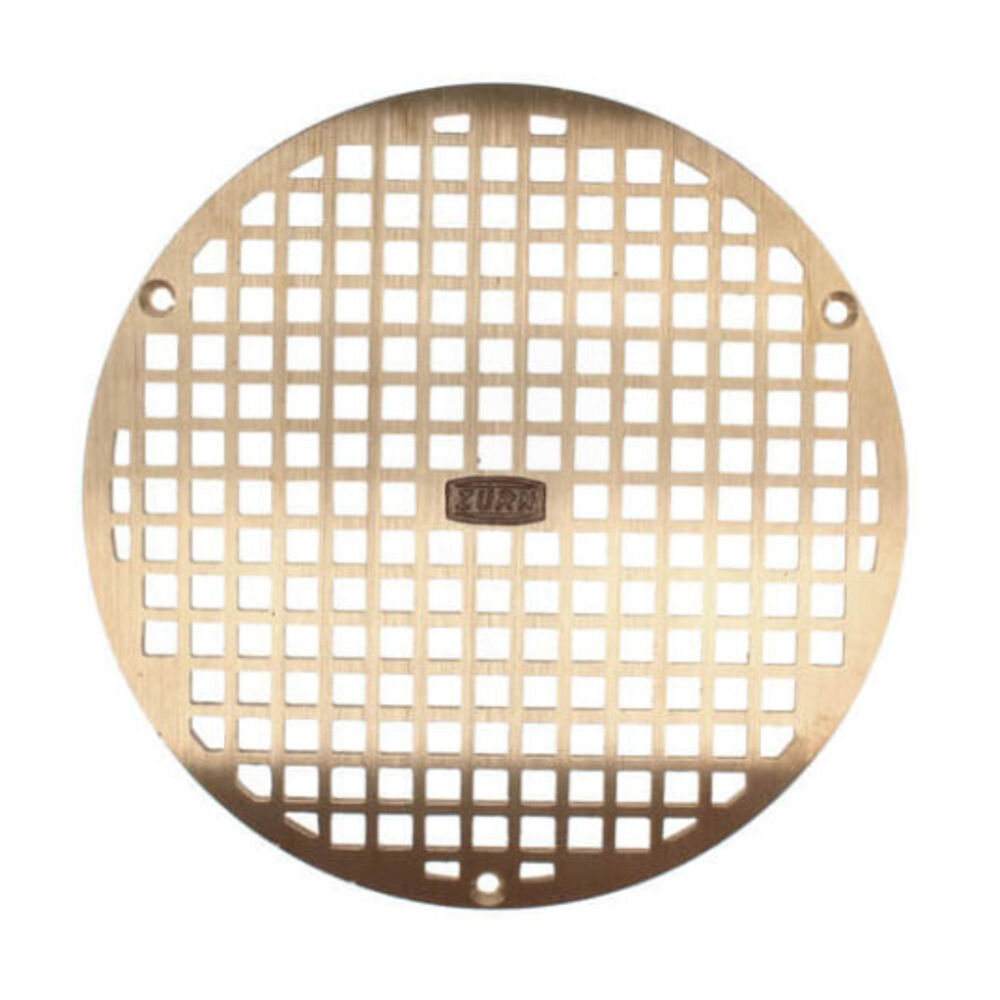 Zurn® PB400-8B-STR Round Grid, For Use With Type 8B Round Strainer, Brass 462728813