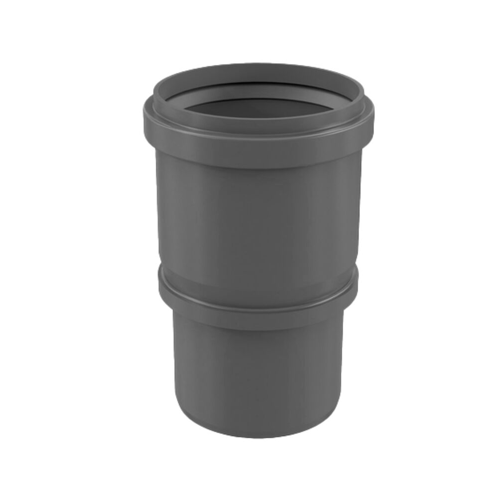 Centrotherm InnoFlue® ISSA0404 4" Single-Wall Straight Commercial Appliance Adapter, Polypropylene, SS to PPs