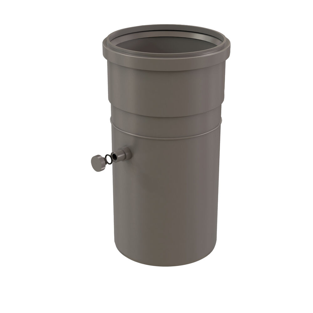 Centrotherm InnoFlue® ISTP04 Test Port, For Use w/ InnoFlue® Polypropylene Vent Systems, 4" Dia, Polypropylene, Gray