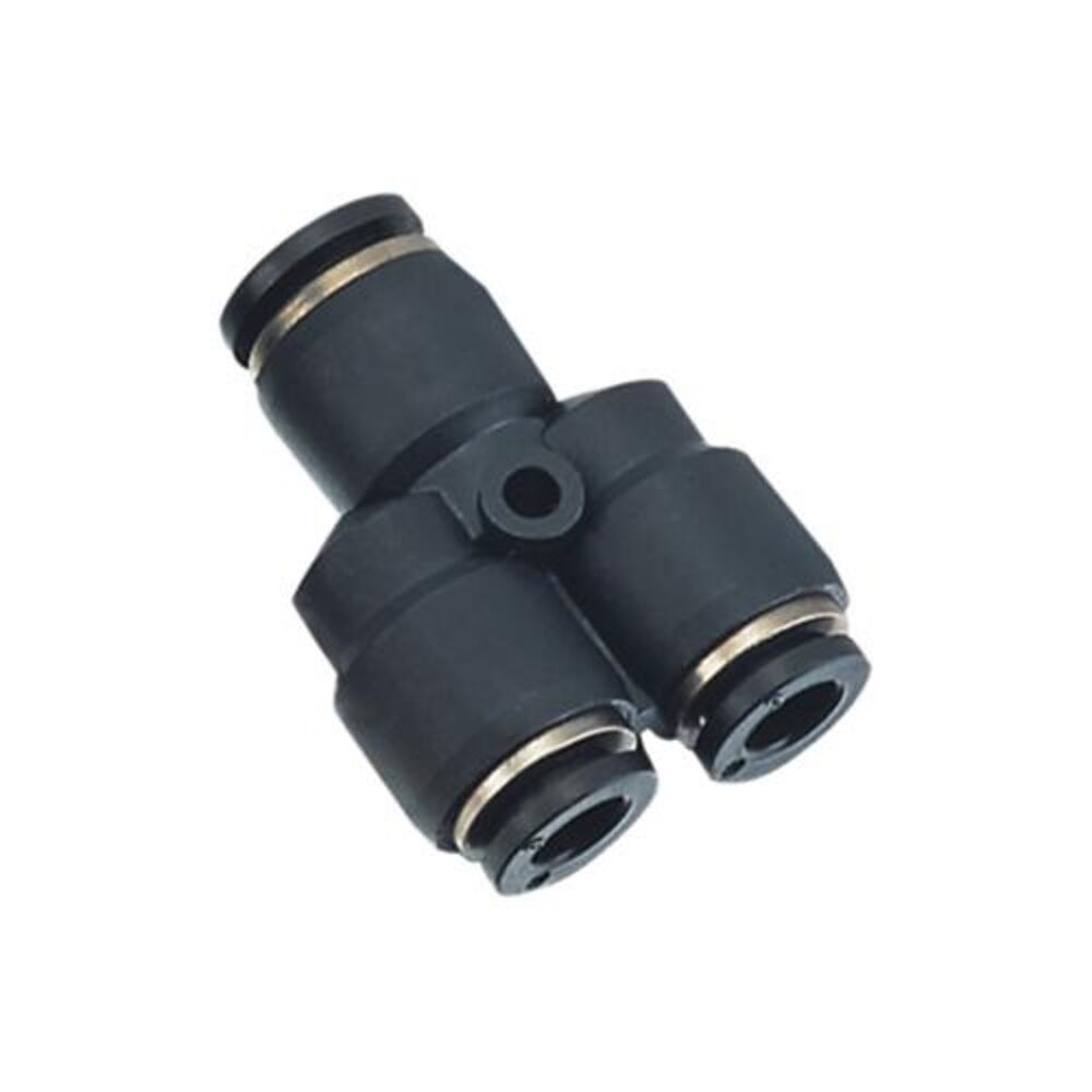 PW1/2-3/8 Pisco 1/2 x 3/8" Polybutylene Reducing Y, Push-to-Connect