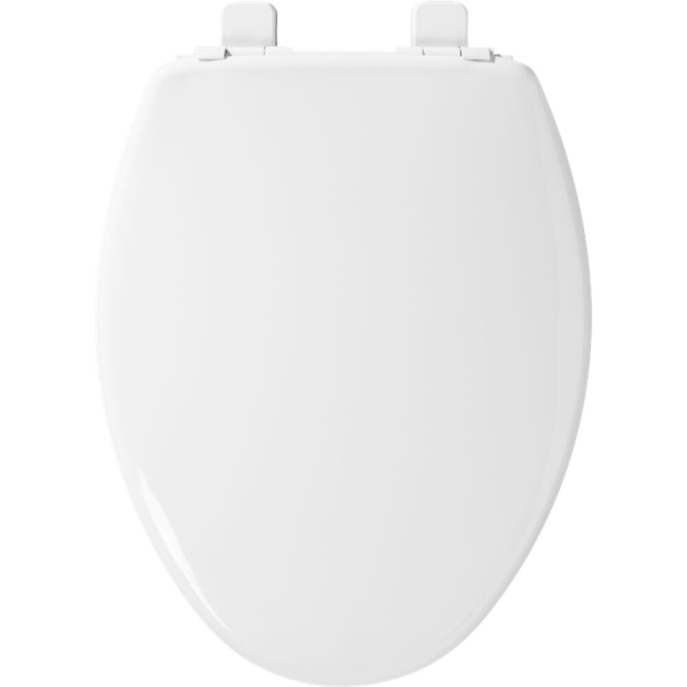 Bemis® 1881SLOW 000 LITTLE 2 BIG™ 2-in-1 Toilet Seat w/ Built in Potty, Elongated Bowl, Closed Front, Plastic, Soft Close, White