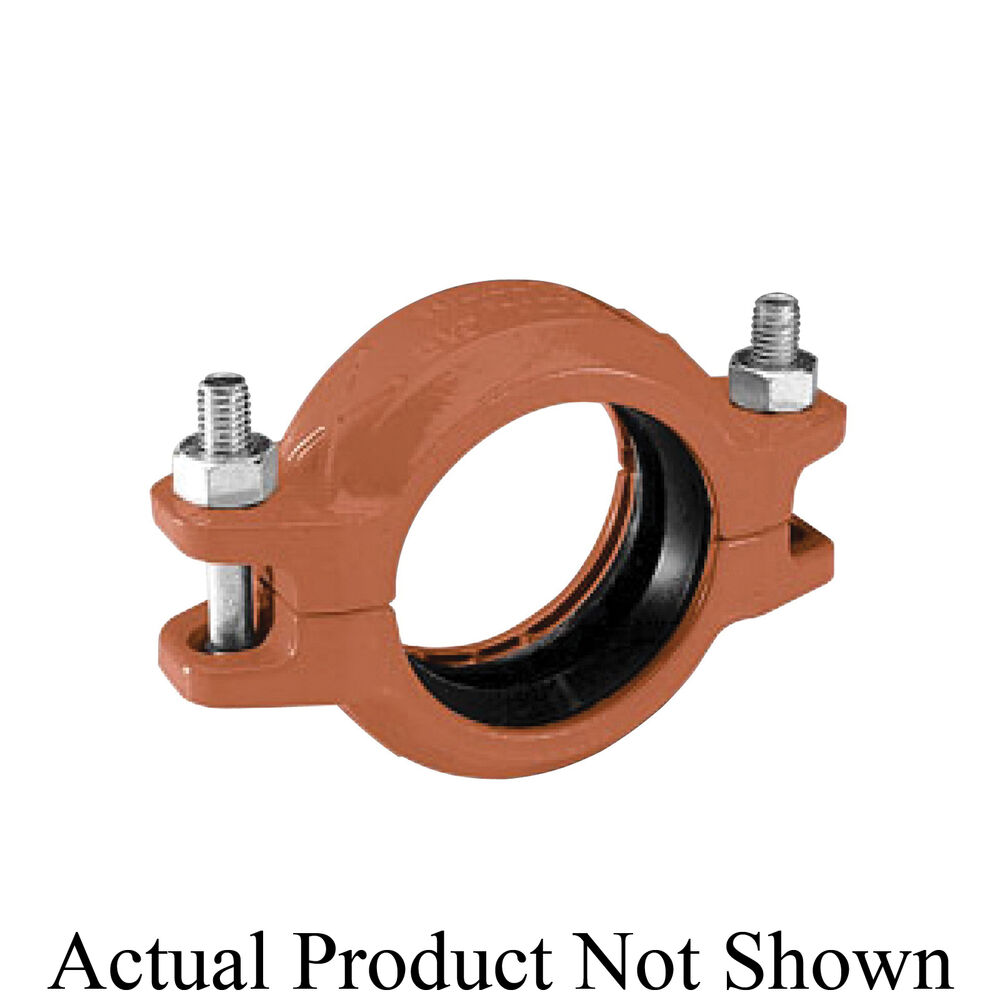 Gruvlok® Rigidlite® 0390211472 FIG 7400 1-1/4" Coupling, Grooved End Style, Ductile Iron, Galvanized
