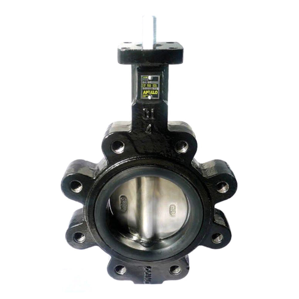 Apollo™ LD14104SE11A 4" Resilient Seated Lug Style Butterfly Valve, Flanged End Style, 125/150 lb, Ductile Iron Body, EPDM Softgoods