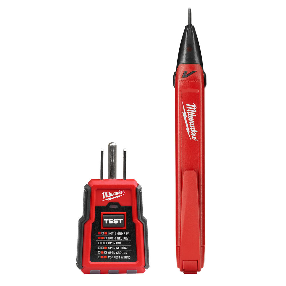 Milwaukee® Tool 2226-20 GFCI Receptacle Tester and Voltage Detector