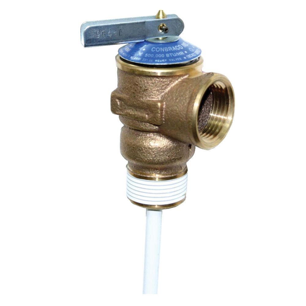 18C40237 18C400 Apollo™ 3/4" Temperature & Pressure Relief Valve, NPT, 150 psi, Bronze Body, Domestic