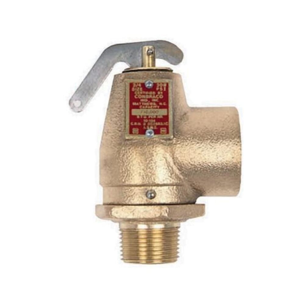 1030305 10-300 Apollo™ 3/4" Safety Relief Valve, FNPT, 30 psi Set Pressure, Bronze Body, Domestic