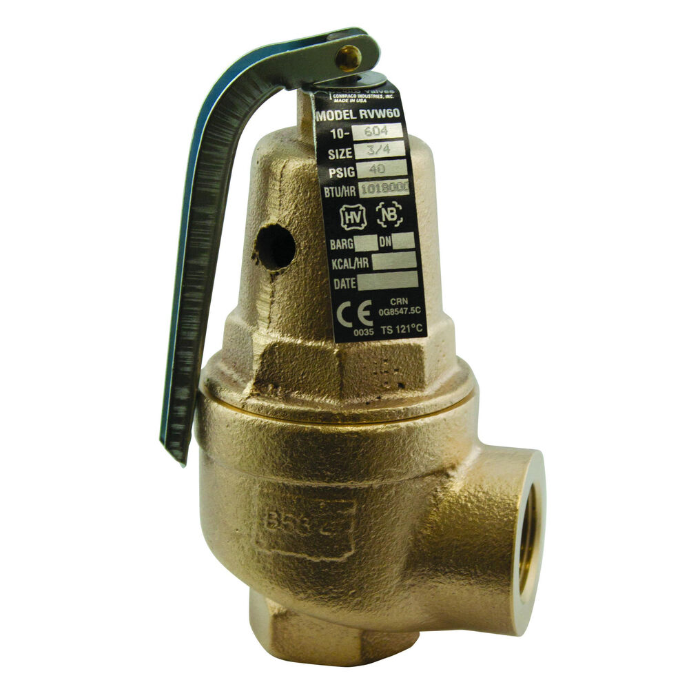 1061405 10-600 Apollo™ 3/4x1" Safety Relief Valve, FNPT, Bronze Body, Domestic