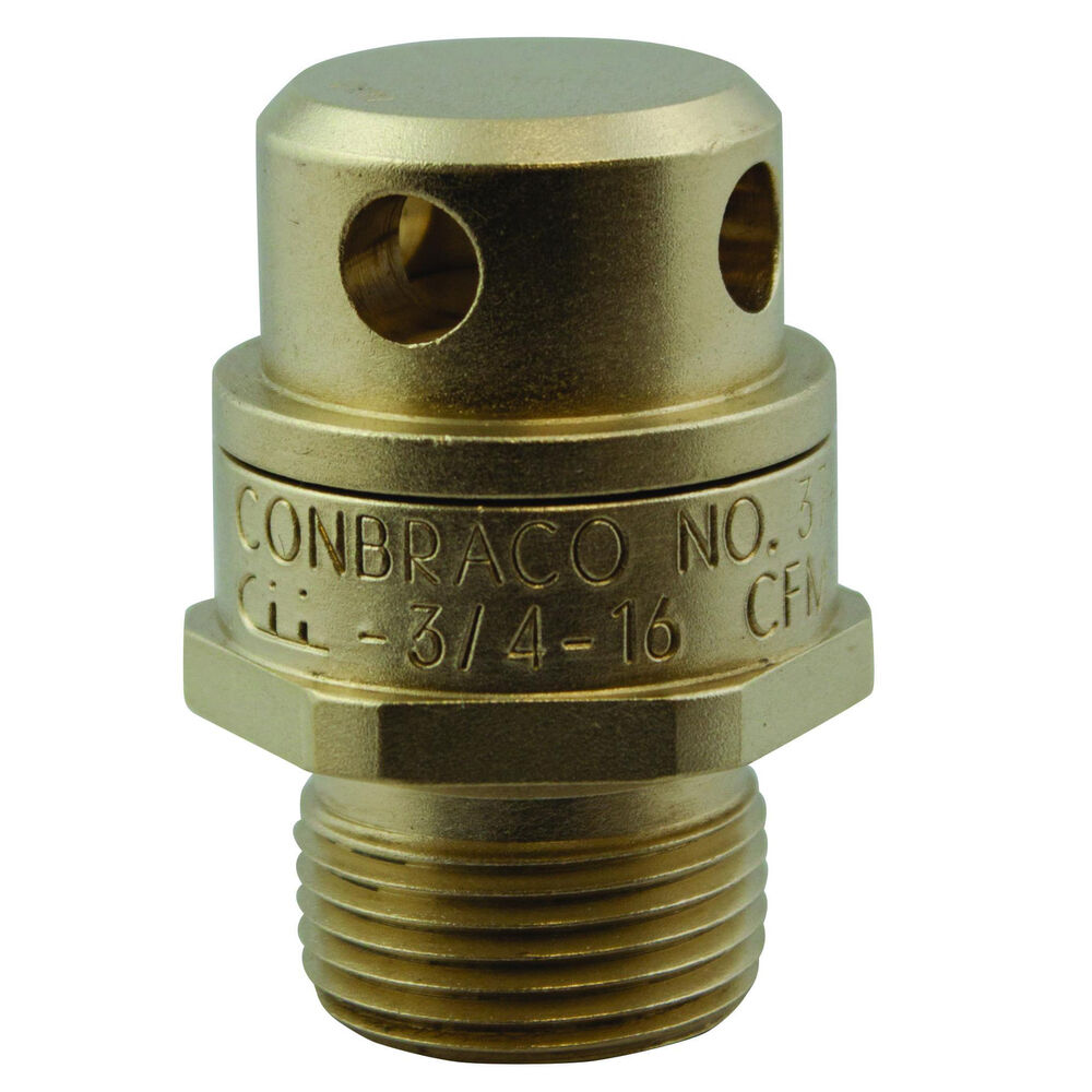 37LF20101 Apollo™ 1/2" Vacuum Relief Valve, Thread, 200 psi, 15 cfm at 2" HG, Domestic
