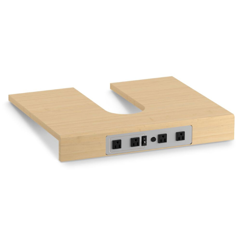 Kohler® 99678-SH1-1WR Adjustable Shelf, For Use With K-99500 Jacquard®, K-99513 Damask® and K-99526 Poplin® Vanities, Solid Wood/Veneer, Oxford Maple